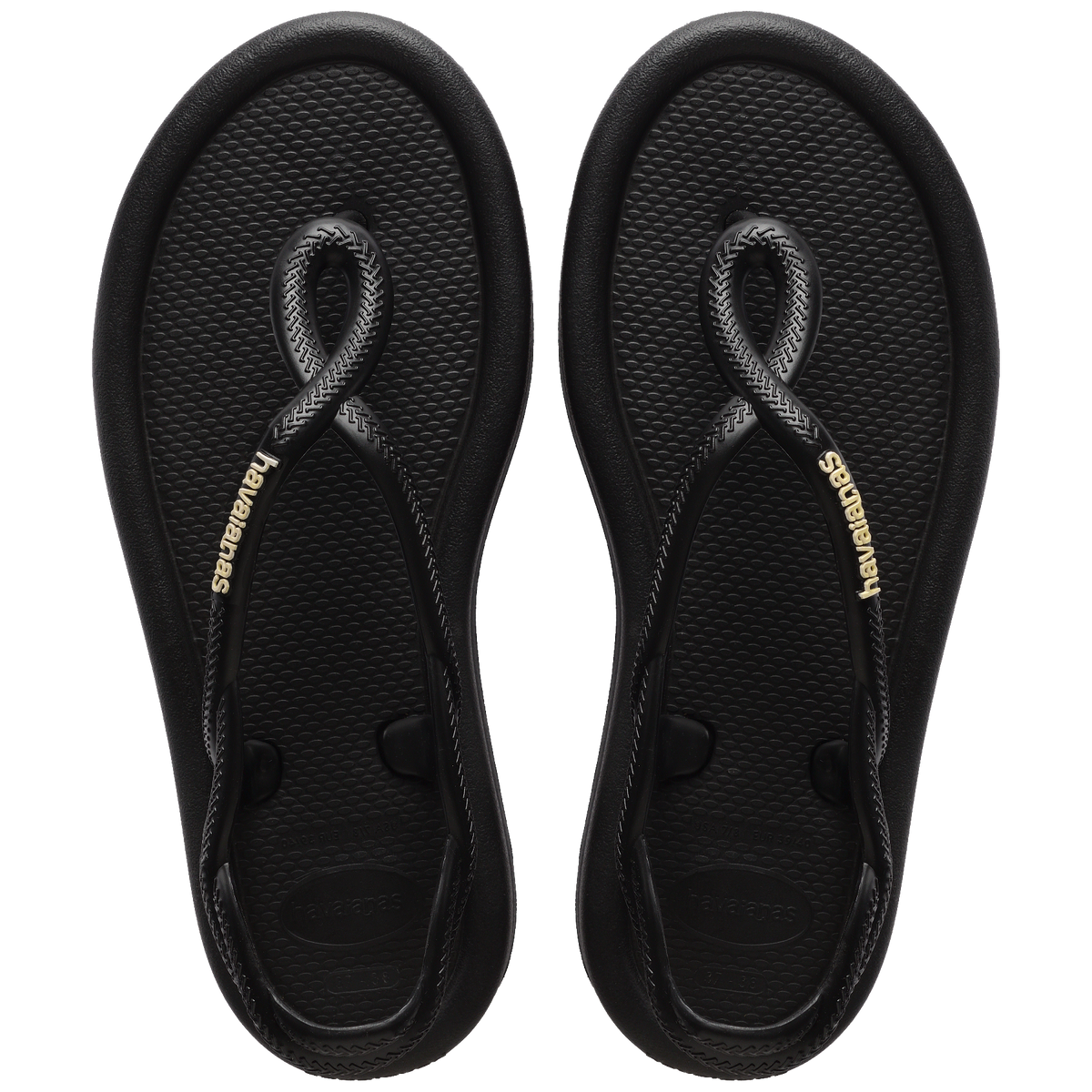 Women's Luna Puffed Sandals - BLACK
